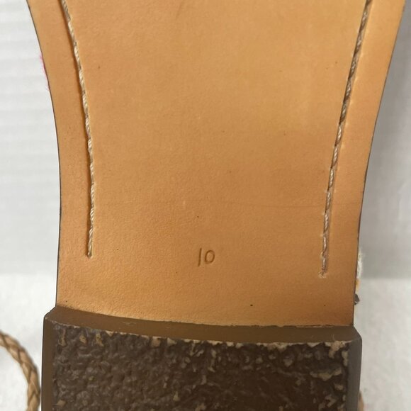 Sam Edelman Gretchen Boho Gladiator Tassel and Pompom Ankle Wrap Sandals - Picture 11 of 13